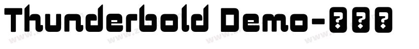 Thunderbold Demo字体转换
